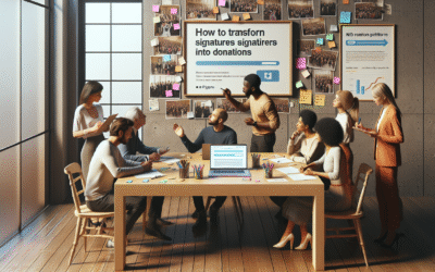 Petição Online para ONGs: Como Transformar Assinaturas em Doações e Potencializar sua Captação de Recursos